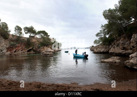 Peguera, Mallorca, Spanien, Cala Fornells Stockfoto