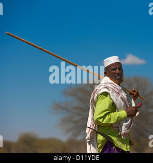 Gada Feier in Karrayyu Stamm, Äthiopien Stockfoto