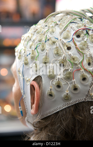 Berlin, Deutschland, das Experiment Berlin Brain Computer Interface Projekt BBCI Stockfoto