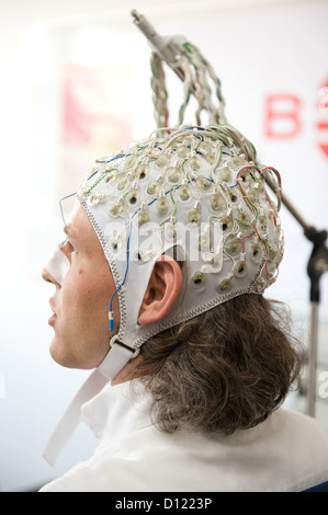 Berlin, Deutschland, das Experiment Berlin Brain Computer Interface Projekt BBCI Stockfoto