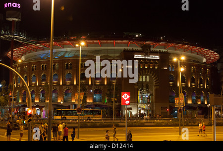 Areans de Barcelona, eine ehemalige Stierkampfarena in Barcelona Spanien. Stockfoto