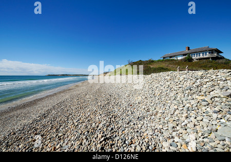 Beach House, Stonewall Strand, Chilmark, Martha's Vineyard Stockfoto