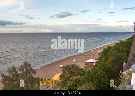 Jurmala-Küste, Bucht, Riga Lettland. Stockfoto