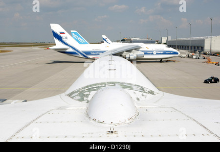 Leipzig, Deutschland, Mrija Antonov An-225 Stockfoto