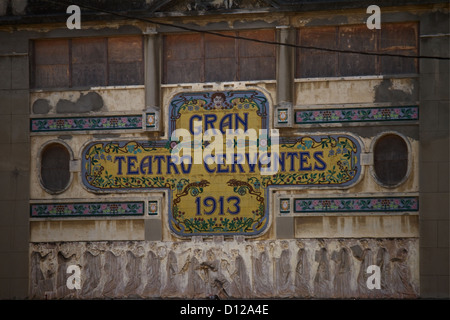 Marokko, Tanger, Gran Teatro Cervantes 1913 Ville nouvelle Stockfoto