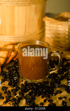 Kopitiam Stil malaysische traditionelle Kaffee. Stockfoto