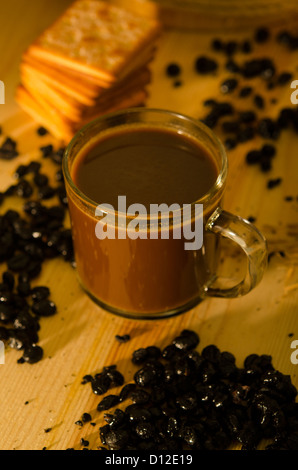 Kopitiam Stil malaysische traditionelle Kaffee. Stockfoto