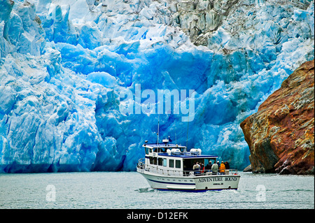 Tongass National Forest, Tracy Arm - Fords Terror Wildnisgebiet, (Nord) Sawyer Gletscher, Alaska Stockfoto