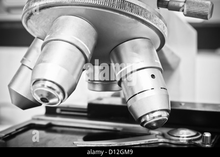 Labor Mikroskop Stockfoto