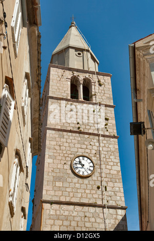 Rathaus von Vrbnik, Insel Krk, Kroatien Stockfoto