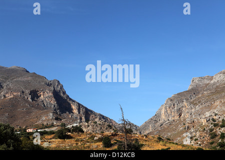 Imbros-Schlucht, Kreta, Griechenland. Stockfoto