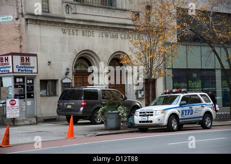 Jewish Center West Side Manhattan New York USA Gemeinde Beth Israel Zentrum bauen Stockfoto