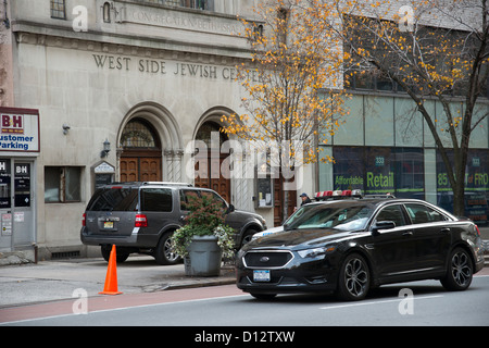 Jewish Center West Side Manhattan New York USA Gemeinde Beth Israel Zentrum bauen Stockfoto