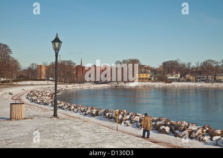 Wasser im Victoria Park, Charlottetown, Prince Edward Island. Stockfoto