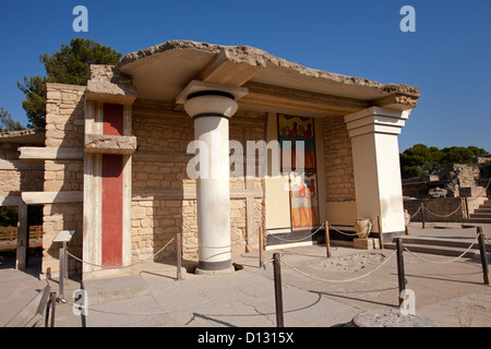 Knossos: Süd Propylaeum Stockfoto