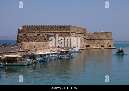 Heraklion Hafen: Venezianische Festung Stockfoto