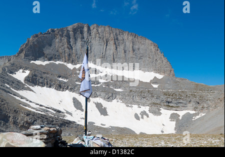 Olympos Berg in Griechenland. Der Thron des Zeus oder Stefani Peak. Stockfoto