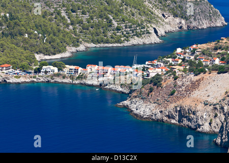 Insel Kefalonia in Griechenland am Ionischen Meer. Fläche von Assos Stockfoto