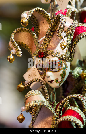 Typische Karnevalsmasken in Venedig, Italien Stockfoto