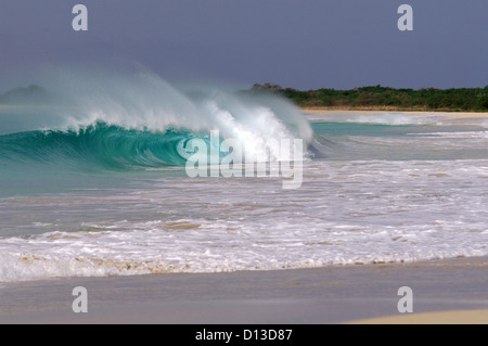 Welle in Boa Vista - Santa Monica Beach ansehen Stockfoto