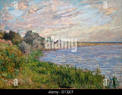 Seine in der Nähe von Vetheuil 1878 Claude Monet 1840-1926 Frankreich Französisch Stockfoto