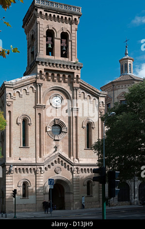 Kirche von San Lorenzo in Pamplona, Navarra, Spanien, Europa Stockfoto