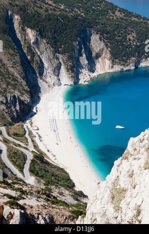 Mirtos Strand auf der Insel Kefalonia in Griechenland Stockfoto