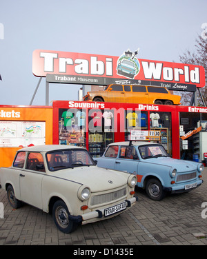 Trabant-Automuseum Ost-Berlin Deutschland Stockfoto