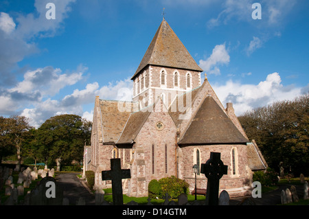 St.-Annen Kirche in Alderney, Kanalinseln Stockfoto