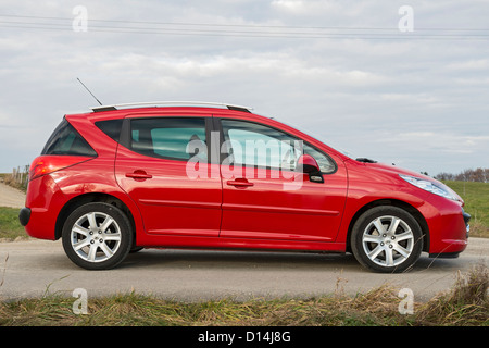 Peugeot 207 SW Kombi Stockfoto