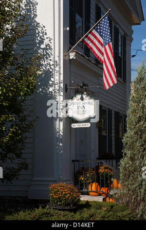 Das White House Inn Bed And Breakfast in Cooperstown, New York Stockfoto