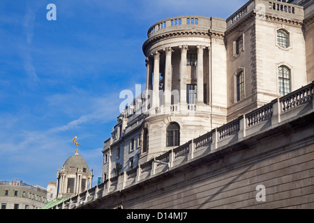 Die Bank of England, gesehen von der Princes Street Stockfoto