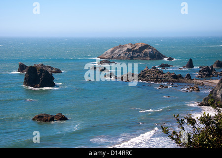 Die Küste von Oregon in den USA Stockfoto