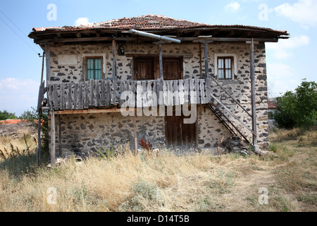 Verlassenes Haus in Mariovo Region, Mazedonien Stockfoto