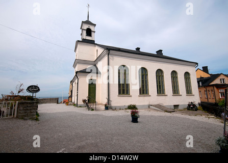 Methodistische Kirche in der Hansestadt mittelalterlichen Stadt Visby auf der Insel Gotland in Schweden Stockfoto