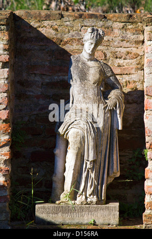 Antike Dion in der Nähe von Katerini Stadt in Griechenland. Venus-Statue Stockfoto