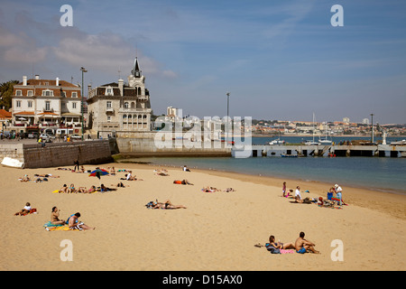 Strände von Cascais, Portugal Playas de Cascais Portugal Stockfoto