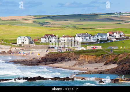 Crooklets Strand Cornwall England UK Stockfoto