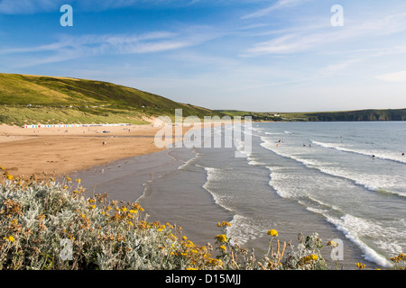 Strand bei Woolacombe Devon England UK Stockfoto