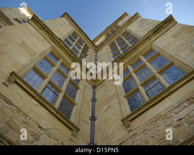 Hardwick Hall, elisabethanischen Landhaus, Doe Lea, Chesterfield, Derbyshire, England, UK. Farbe Stockfoto