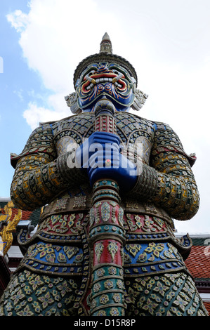 Grand Palace Bangkok Thailand Wat Phra Kaeo Tempel des Smaragd-Buddha Wat Phra Sri Rattana Satsadaram Stockfoto