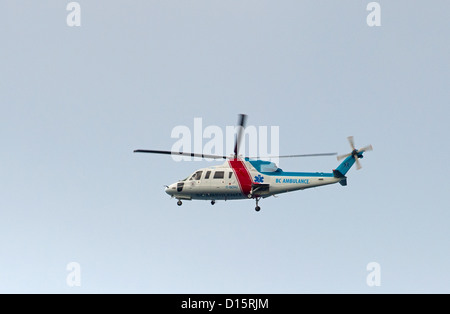 Helijet International Sikorsky S - 76C Air Ambulance, Vancouver Insel Vancouver Island.  SCO 8875 Stockfoto