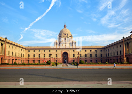 Nord Block in Raisina Hill, New Delhi, Indien Stockfoto