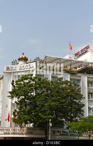 Das Hotel Rex in Ho-Chi-Minh-Stadt, Vietnam Stockfoto