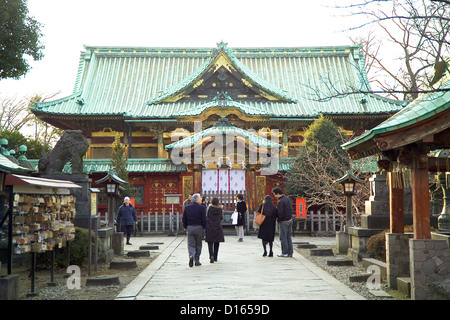 Tōshō-Gū, einem Shinto-Schrein, Tokugawa Ieyasu, im Stadtteil Ueno in Tokio gewidmet. Stockfoto