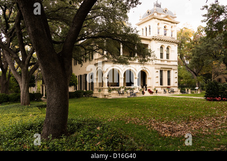 Norton - Polk - Mathis Haus in der King William District von San Antonio, Texas. Stockfoto