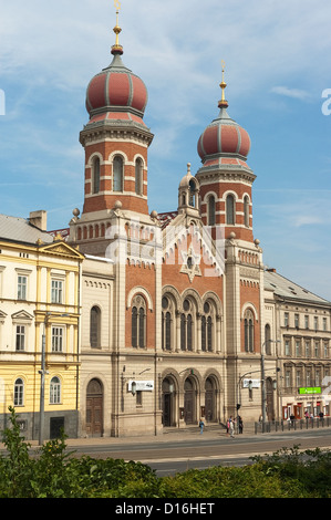 Elk188-2728v Tschechischen Republik, Plzen, große Synagoge, 1892 Stockfoto