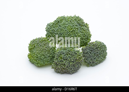 Broccoli-Röschen Nahaufnahme Stockfoto