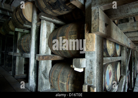 1792 Ridgemont Reserve Bourbon in der Tom Moore-Destillerie in Bardstown, Kentucky Stockfoto