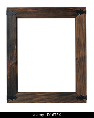 Holz-finish Bilderrahmen Stockfoto